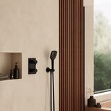 5716261 Pine HS1 Concealed Kit Shower System Matt Black Miljo