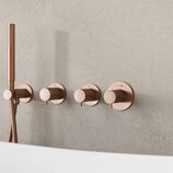 5705387 Silhouet BS1 Concealed Kit Miljo Brushed Copper